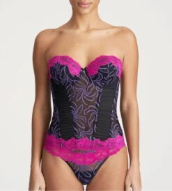 MARIE JO Guêpière Bustier Adelade Winter Dusk 18 MARIE JO Guêpière Bustier Adelade Winter Dusk -Lingerie Sipp adelade bustier guepiere mousse winter dusk 3