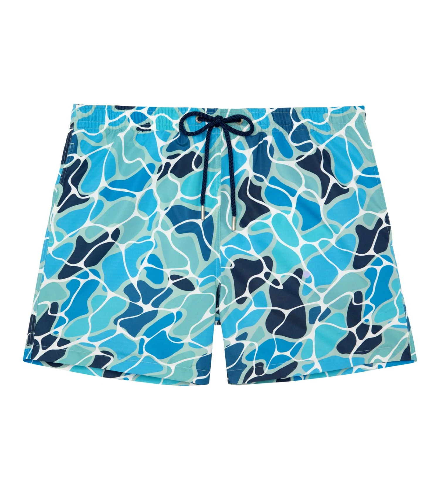 Hom Short De Plage Alain Blue Print 4 Hom Short De Plage Alain Blue Print – Image 2