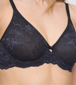 Triumph Soutien Gorge Armatures Gris/bleu En Dentelle Amourette Charm Ink Gray -Lingerie Sipp amourette charm soutien gorge armatures dentelle ink gray 2