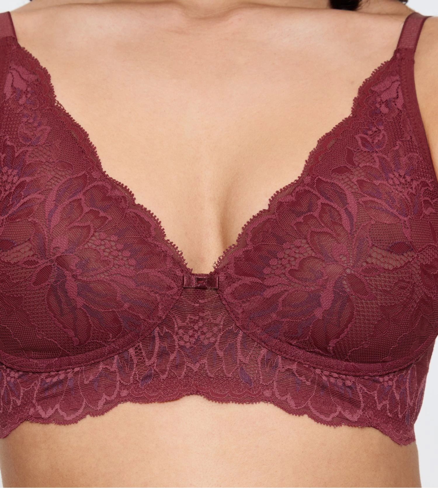 Triumph Soutien Gorge Sans Armatures Rose Framboise En Dentelle Amourette Charm Sweet Marsala 5 Triumph Soutien Gorge Sans Armatures Rose Framboise En Dentelle Amourette Charm Sweet Marsala – Image 3