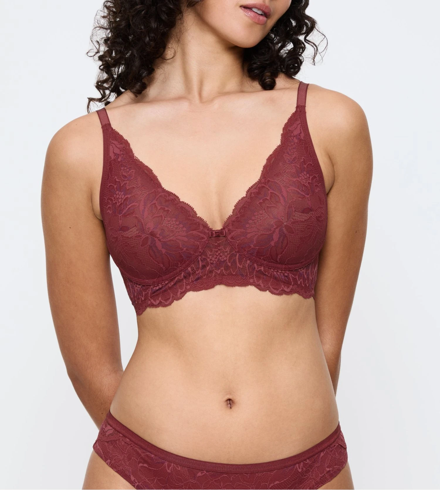 Triumph Soutien Gorge Sans Armatures Rose Framboise En Dentelle Amourette Charm Sweet Marsala 8 Triumph Soutien Gorge Sans Armatures Rose Framboise En Dentelle Amourette Charm Sweet Marsala – Image 6