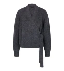 Triumph Cardigan Gris Foncé Amourette Cozy – Gilet Cache-Cœur en Maille Douce Femme -Lingerie Sipp amourette cozy cardigan dark grey melange 2