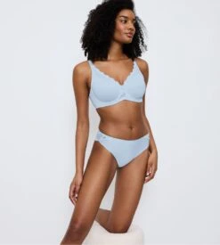 Triumph Culotte Tai Bleue Avec Dentelle Amourette Ice -Lingerie Sipp amourette culotte bleue femme ice 4