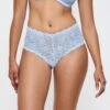 Triumph Culotte Haute Maxi Bleue En Dentelle Amourette Ice -Lingerie Sipp amourette culotte maxi ice