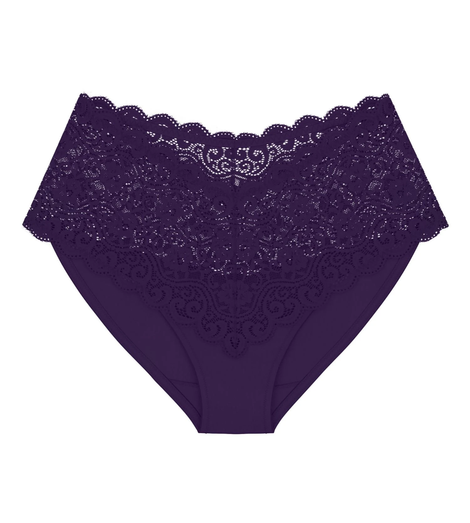 Triumph Culotte Haute Maxi Violette En Dentelle Amourette Royal Purple 4 Triumph Culotte Haute Maxi Violette En Dentelle Amourette Royal Purple – Image 2