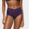 Triumph Culotte Haute Maxi Violette En Dentelle Amourette Royal Purple -Lingerie Sipp amourette culotte maxi royal purple