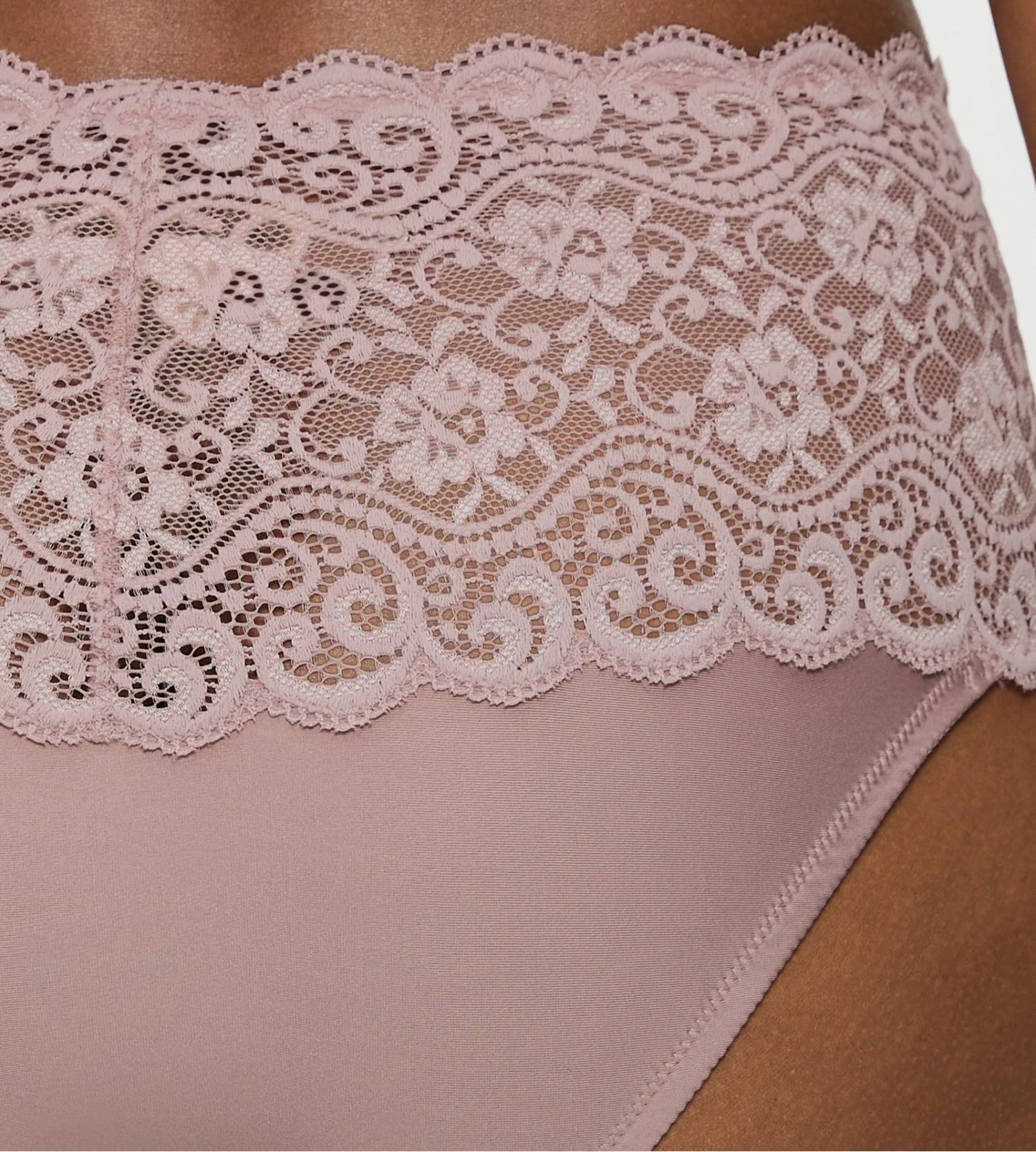 Triumph Culotte Maxi Amourette Mauve Rose 6 Triumph Culotte Maxi Amourette Mauve Rose – Image 4