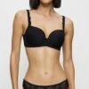 Triumph Soutien Gorge Corbeille Mousse Amourette Noir -Lingerie Sipp amourette wp corbeille mousse 3d 04 noir