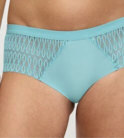 Triumph Culotte Haute Aura Spotlight Silver Blue -Lingerie Sipp aura spotlight culotte 1780 silver blue 3
