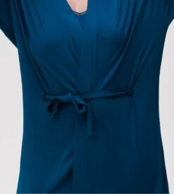 Simone Perele Kimono Aurore Bleu Poseidon -Lingerie Sipp aurore deshabille kimono bleu poseidon 4