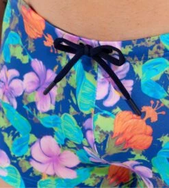 Boxer De Bain Imprimé Fleurs Pour Homme Balata -Lingerie Sipp balata boxer bain pora navy print bleu 1