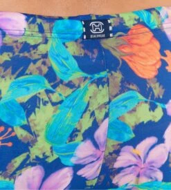 Boxer De Bain Imprimé Fleurs Pour Homme Balata -Lingerie Sipp balata boxer bain pora navy print bleu 3