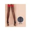 Bas Pour Porte-jarretelles Jessy NOIR/ROUGE -Lingerie Sipp bas pour porte jarretelles jessy noir rouge