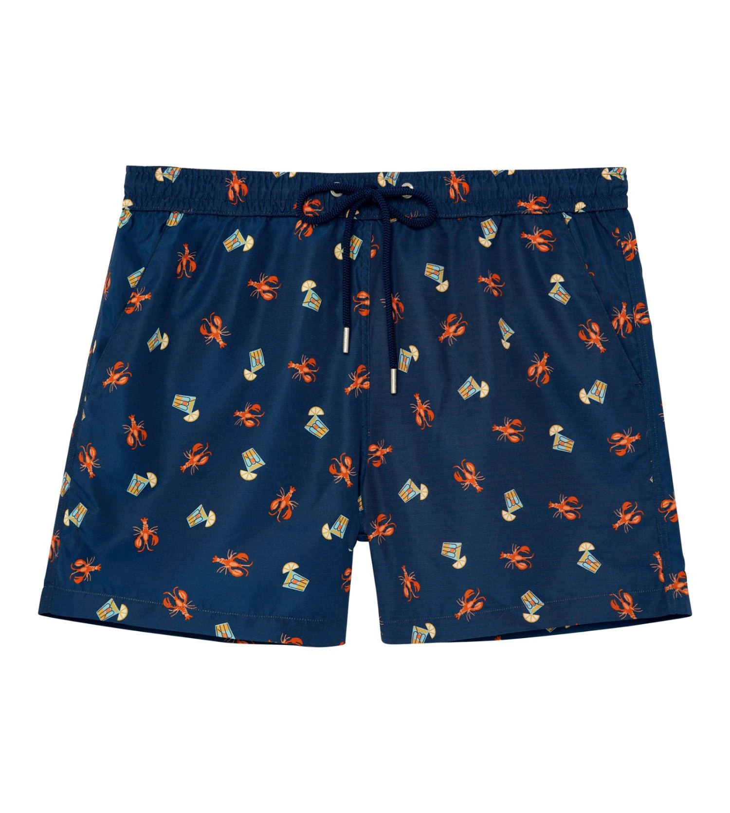 Short De Plage Imprimé Pour Homme Beach Club Bleu 4 Short De Plage Imprimé Pour Homme Beach Club Bleu – Image 2