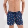 Short De Plage Imprimé Pour Homme Beach Club Bleu -Lingerie Sipp beach club short de plage i0ra navy print bleu