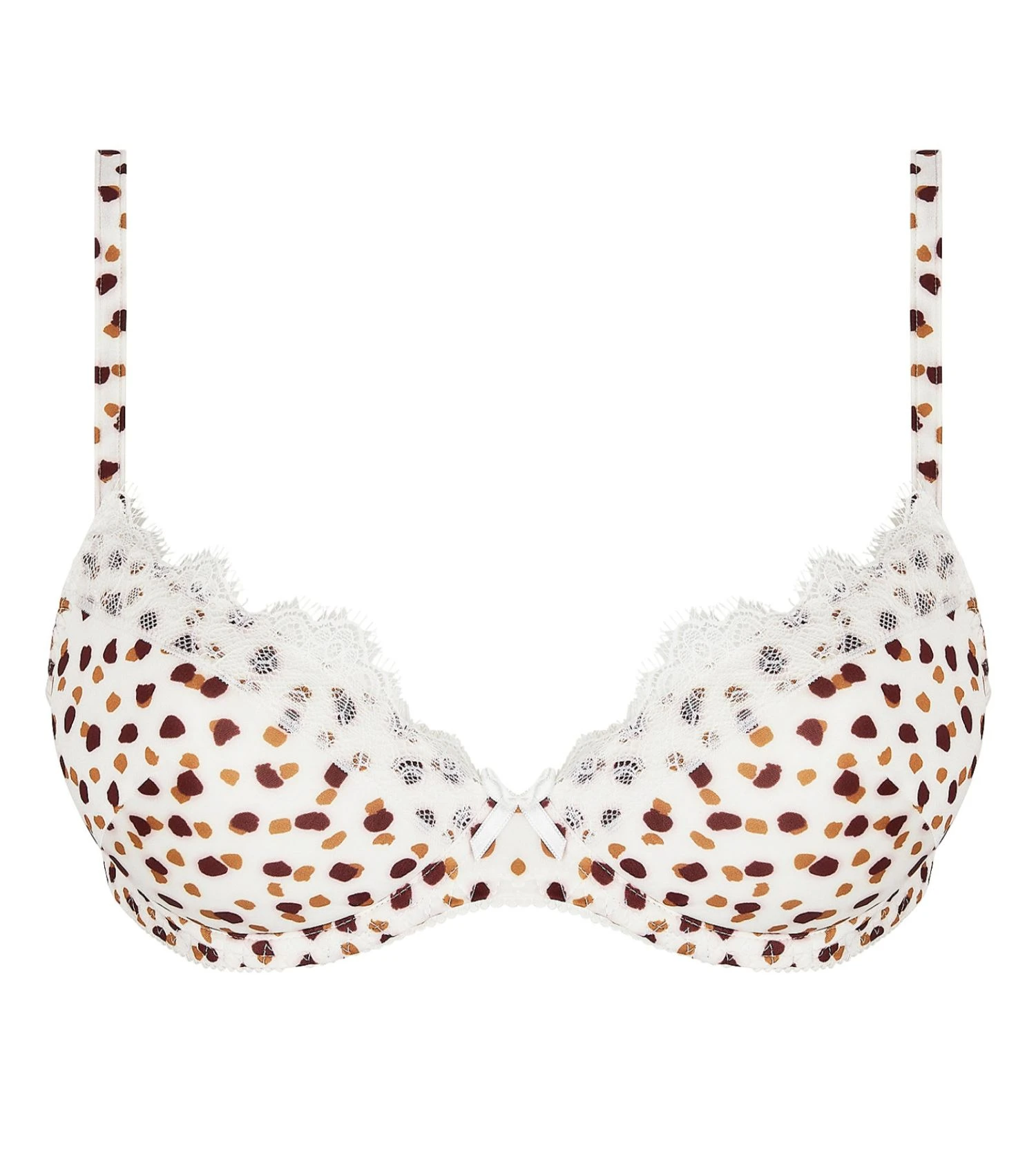 Soutien-Gorge à Coques Antigel Belle à Craquer - Imprimé Pépites de Chocolat avec Dentelle 4 Soutien-Gorge à Coques Antigel Belle à Craquer - Imprimé Pépites de Chocolat avec Dentelle – Image 2