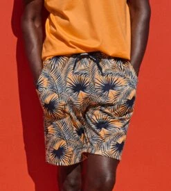 Calida Bermuda En Coton Rmx Sleep Time Off Blazing Orange