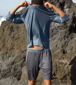 Calida Bermuda DSW Cooling Antrazith Gris -Lingerie Sipp bermuda nuit h antrazith 2