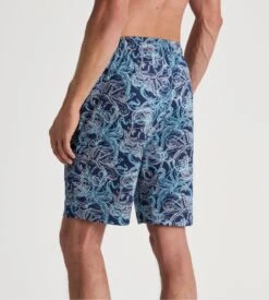 Calida Short De Nuit Bleu Homme RMX Sleep Time Off -Lingerie Sipp bermuda nuit homme 630 bleu 3