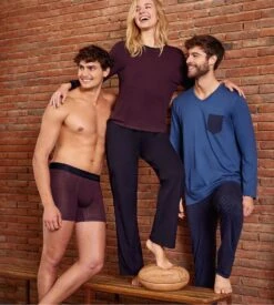 Boxer En Coton Pour Homme Bordeaux EDEN PARK -Lingerie Sipp boxer bdj95 bordeaux eden park 4