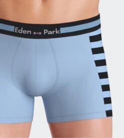 Eden Park Boxer En Coton Bleu Ciel À Rayures Noires - Sous-vêtement Sport Chic Homme 10 Eden Park Boxer En Coton Bleu Ciel À Rayures Noires - Sous-vêtement Sport Chic Homme -Lingerie Sipp boxer bleu ciel muscaris 6