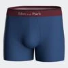 Eden Park Boxer Homme en Coton Bleu Marine avec Ceinture Bordeaux – Sous-vêtement Chic et Sport 1 Eden Park Boxer Homme en Coton Bleu Marine avec Ceinture Bordeaux – Sous-vêtement Chic et Sport -Lingerie Sipp boxer coton midnight