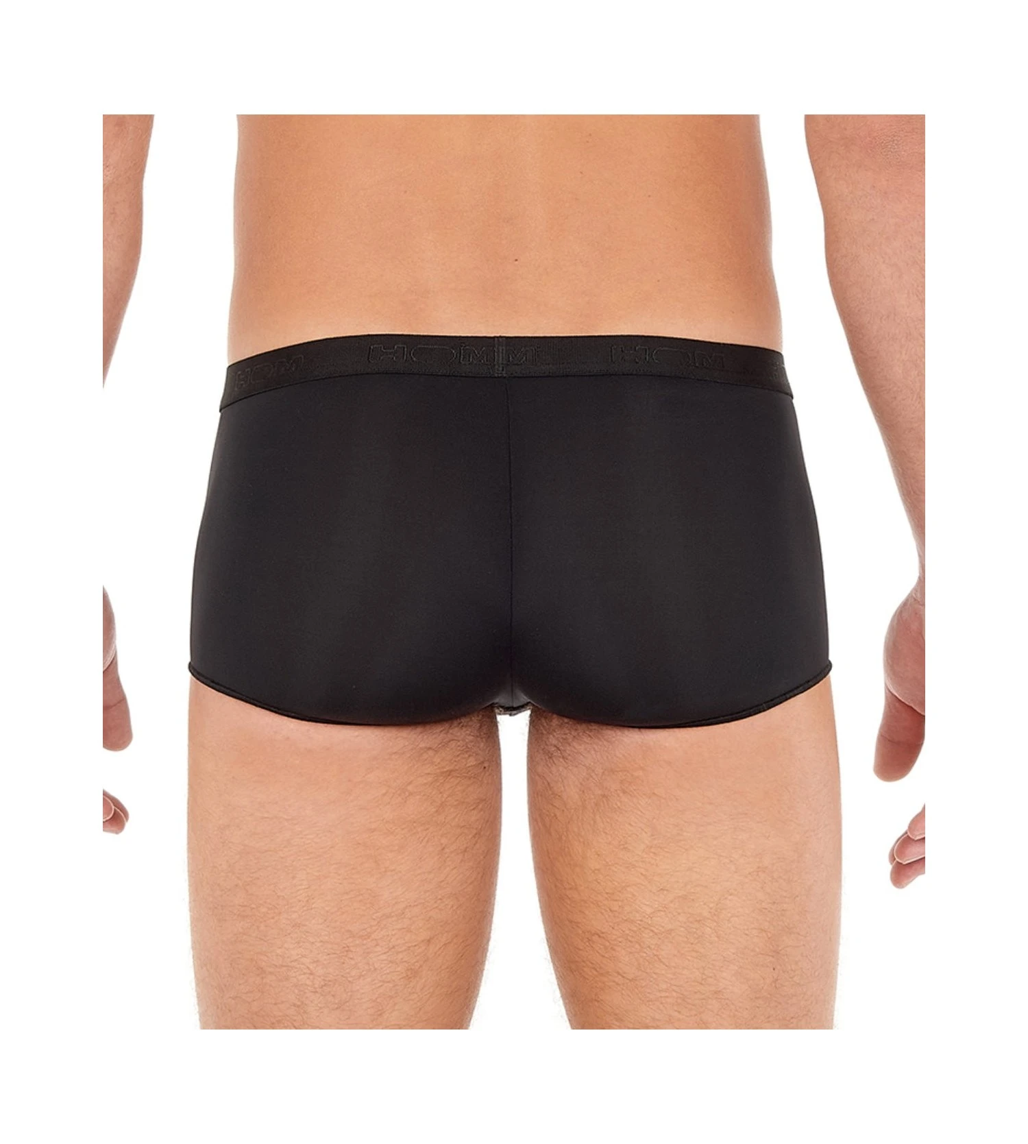 HOM Plumes UP Black Push-Up Trunk – Second Skin Invisible Short Boxer with HO1 Opening 6 HOM Plumes UP Black Push-Up Trunk – Second Skin Invisible Short Boxer with HO1 Opening – Image 4