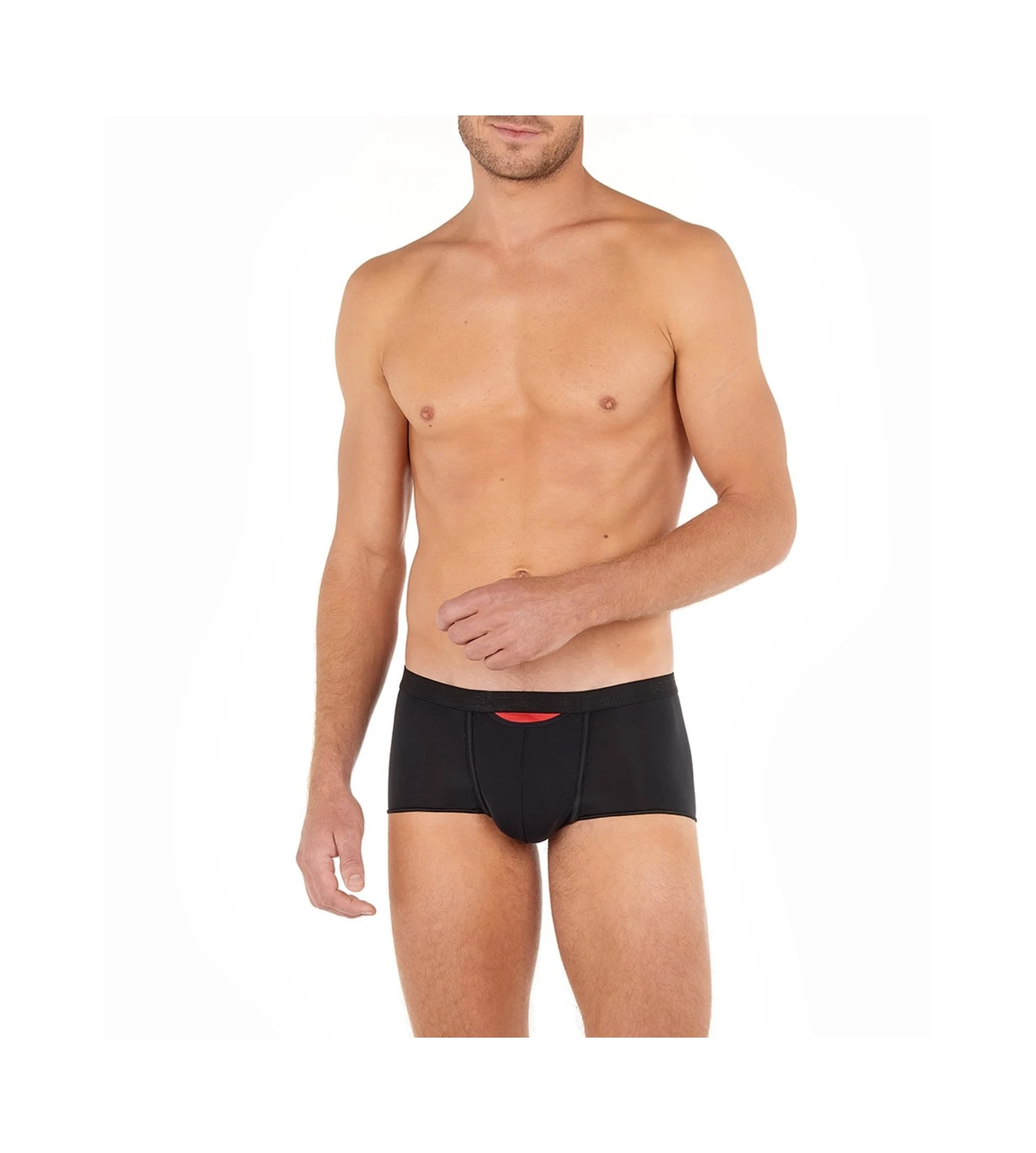 HOM Plumes UP Black Push-Up Trunk – Second Skin Invisible Short Boxer with HO1 Opening 3 HOM Plumes UP Black Push-Up Trunk – Second Skin Invisible Short Boxer with HO1 Opening