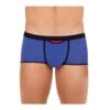 Hom Boxer Court Plumes Up Bleu – Trunk Homme Effet Push-Up Seconde Peau -Lingerie Sipp boxer court push plumes up bleu 00bi