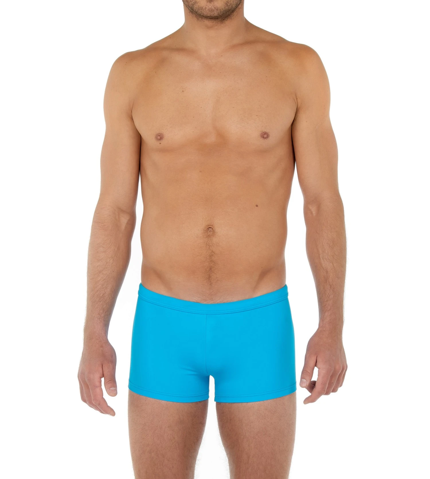 Hom Boxer De Bain Sea Life 00PF Turquoise 4 Hom Boxer De Bain Sea Life 00PF Turquoise – Image 2