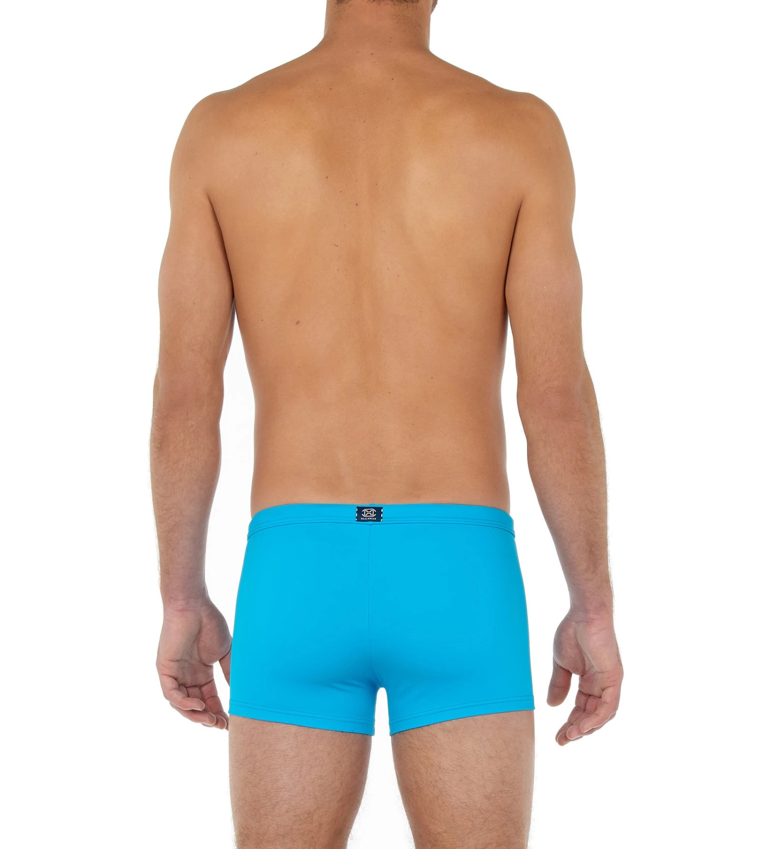 Hom Boxer De Bain Sea Life 00PF Turquoise 5 Hom Boxer De Bain Sea Life 00PF Turquoise – Image 3