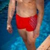 Hom Boxer De Bain Winner ROUGE 00PA 2 Hom Boxer De Bain Winner ROUGE 00PA -Lingerie Sipp boxer de bain winner rouge 00pa