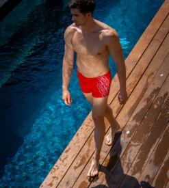 Hom Boxer De Bain Winner ROUGE 00PA -Lingerie Sipp boxer de bain winner rouge 00pa 5