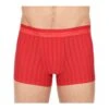 Boxer HOM Chic Rouge à Rayures Fines - Sous-vêtement Homme en Microfibre Douce -Lingerie Sipp boxer doux a rayures fines chic rouge