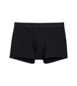 Hom Boxer Homme Max Black Print – Microfibre Douce Motif Cravate Élégant -Lingerie Sipp boxer en microfibre max i004 black print 1