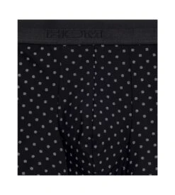 Hom Boxer Homme Max Black Print – Microfibre Douce Motif Cravate Élégant -Lingerie Sipp boxer en microfibre max i004 black print 2