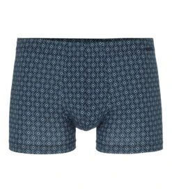 Calida Dark Sapphire Graphic Print – Supima Cotton Premium Men's Boxer -Lingerie Sipp boxer h ceinture recouverte dark sapphire bleu 1