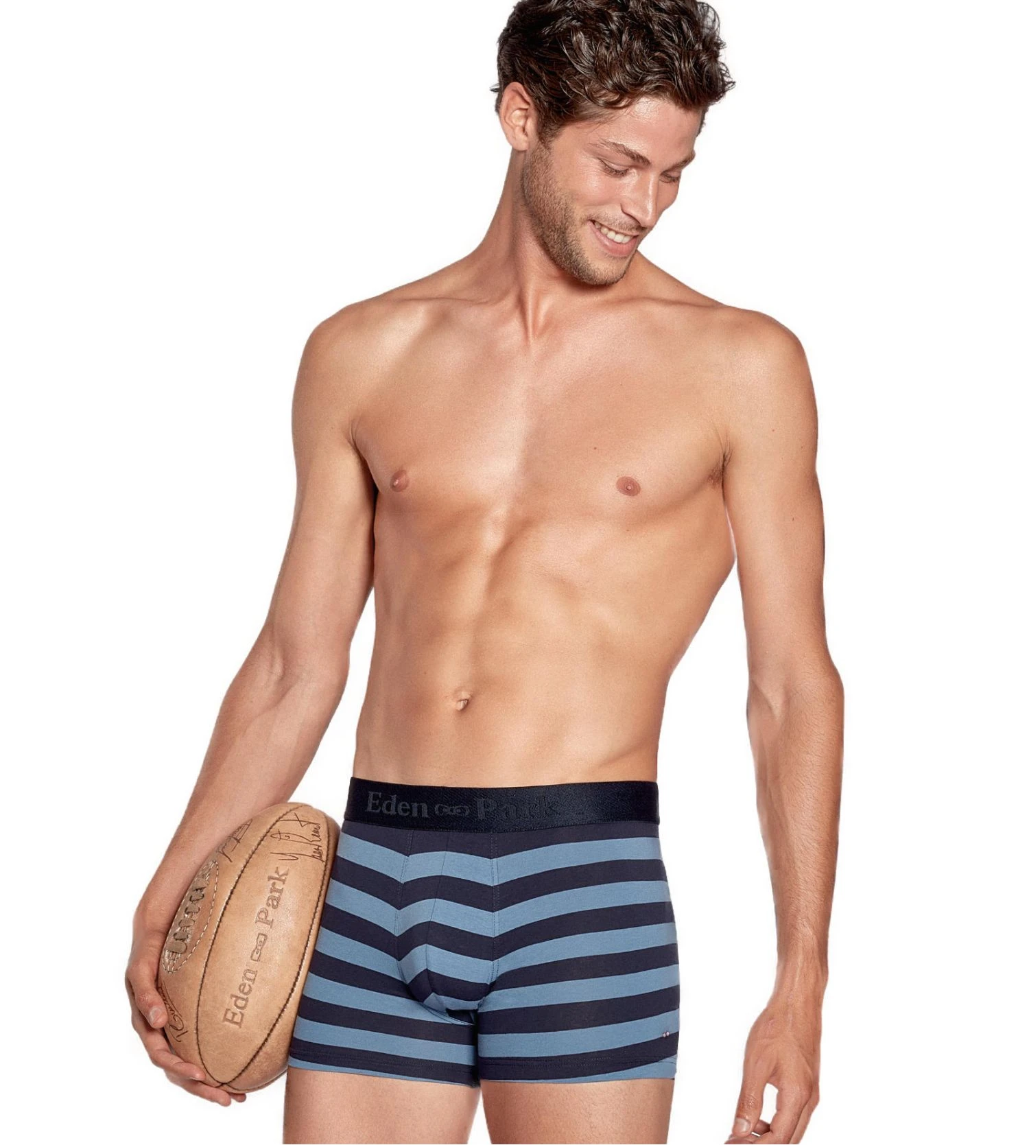 Eden Park Lot De 2 Boxers Homme Infinity/Marine 4 Eden Park Lot De 2 Boxers Homme Infinity/Marine – Image 2