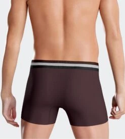 Eden Park Lot de 2 Boxers Fudge & Marine – Coton Premium avec Ceinture Logo Signature -Lingerie Sipp boxer h lot de 2 bn013 fudge marine 4