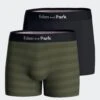 Eden Park Lot de 2 Boxers Marine et Imprimé Drayk – Coton Premium Stretch -Lingerie Sipp boxer h lot de 2 gn032 drayk marine