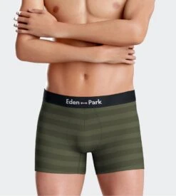 Eden Park Lot de 2 Boxers Marine et Imprimé Drayk – Coton Premium Stretch -Lingerie Sipp boxer h lot de 2 gn032 drayk marine 3