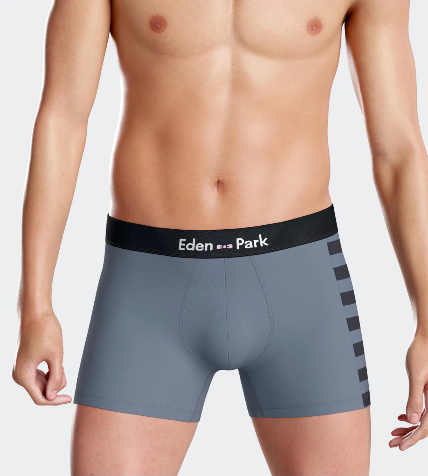 Eden Park Lot de 2 Boxers Tempest - Marine et Gris - Coton Premium Homme 5 Eden Park Lot de 2 Boxers Tempest - Marine et Gris - Coton Premium Homme – Image 3
