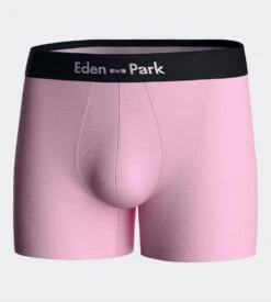 Eden Park Lot de 2 Boxers Unis Rose et Marine – Coton Premium avec Ceinture Logo -Lingerie Sipp boxer h lot de 2 pkd85 rose marine 4