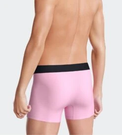 Eden Park Lot de 2 Boxers Unis Rose et Marine – Coton Premium avec Ceinture Logo -Lingerie Sipp boxer h lot de 2 pkd85 rose marine 5