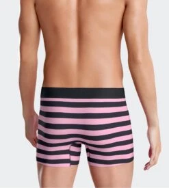 Eden Park Lot de 2 Boxers Homme - Rayé Rose & Marine et Uni Marine - Coton Stretch Premium -Lingerie Sipp boxer h raye lot de 2 pkd85 rose marine 3