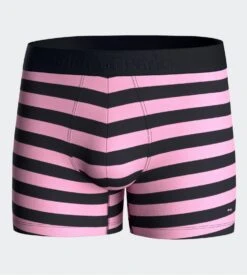 Eden Park Lot de 2 Boxers Homme - Rayé Rose & Marine et Uni Marine - Coton Stretch Premium -Lingerie Sipp boxer h raye lot de 2 pkd85 rose marine 5