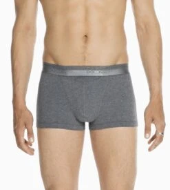 Hom Boxer HO1 Gris Chiné – Sous-vêtement Homme Premium à Ouverture Horizontale