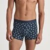 Calida Pond Green Cotton Code Design – Boxer Homme Imprimé Géométrique en Coton