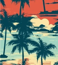 PULLIN Fashion 2 Bayarbor – Boxer Long Homme en Lycra Imprimé Paysage -Lingerie Sipp boxer homme bayarbor imprime multicolore 1