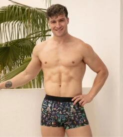 Boxer HOM Cactée Imprimé Cactus Multicolore - Coton & Modal Ultra-Doux -Lingerie Sipp boxer homme cactee imprime multicolore 3